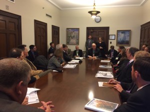 Sorghum producers and staff met with House Ag Committee Chairman Conaway last week during NSP's annual fly-in.